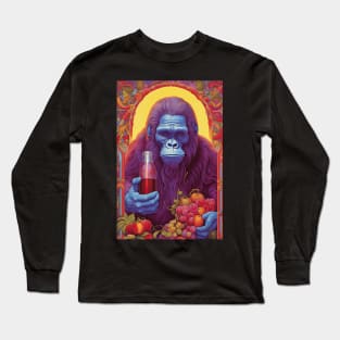 Gorilla and wine Long Sleeve T-Shirt